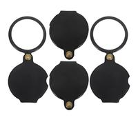 KOMBIUDA 4 Pièces Lot de Loupes Pliantes Portables pour Garçon Fille Loupe de Poche Ergonomique pour Lecture Exploration Plein Air Découverte Scientifique et Observation de Cartes