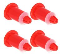 KOMBIUDA 4 pièces Plateau pour Balance Électronique Cuisine Support Plastique Orange Compatible avec Plusieurs Modèles Installation Facile et Stabilité