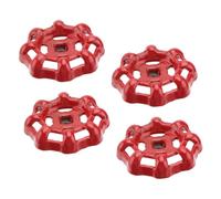 KOMBIUDA 4 pièces Poignée de Robinet Fonte Poignée Carrée Remplace Arrêt Volant Manuel pour Valve Eau Robuste et Facile à Installer