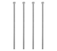 KOMBIUDA 4 Pièces Vis de Potence de Guidon de Vélo M6x150 Mm, Lot de 4 Boulons Longs en Acier Résistant la Corrosion, Fixation pour Rallonge de Rehausseur VTT, Réglage Précis Suspendre