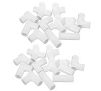 KOMBIUDA 40 connecteurs en Plastique pour étagère à Chaussures - Raccords de tuyauterie pour Rangement de Placard - Connecteurs pour étagère à Chaussures, penderie, Salon ou entrée - Diamètre