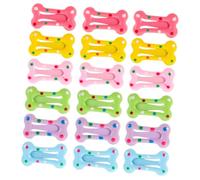 KOMBIUDA 40 Pièces Lot de Mini Barrettes Garçon Fille Colorées Os Clips pour Cheveux Fins de Tout-petit Maintien Sécurisé et Décorés de Pois Candy Éclatants pour Fêtes et Usage Quotidien