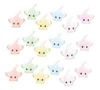 KOMBIUDA 40 Pièces Miniature Resin Ornaments for Fish Tank Ocean Micro Landscape Decor Mini Sea Fish Figurines Mix Colors