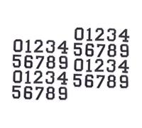 KOMBIUDA 4ensembles Autocollants Numériques Auto-adhésifs Pour T-shirts Pour Maillots De Football Numéros Pour Personnalisation Et Réparation Vêtements