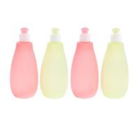 KOMBIUDA 4pièces Produits pour Bain de Garçon Fille Flacons de Rinçage Portables Pulvérisateur Intégré pour Nettoyage des Fesses des Nourrissons et Hygiène Nés