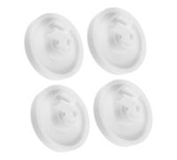 KOMBIUDA 4pièces Support De Roue Pour Lave-vaisselle De Compatible Avec Différents Modèles Installation Facile Et Accessoire Pratique Pour Mouvement Fluide Du Panier Inférieur