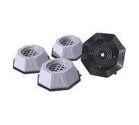 KOMBIUDA 4pièces Tapis Antidérapants Pour Machine à Laver Coussin Réducteur De Vibration Bruit Protection De Sol Durable Et Pratique Support Amortisseur Pour Mobilier Et