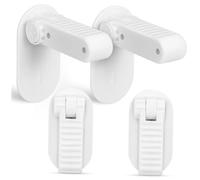 KOMBIUDA 4pièces Verrou De Porte à Levier Lot De Verrous De Sécurité Pour Garçon Fille Verrouillage Adhésif Pour Poignées De Porte Empêche Les Jeunes Accéder Sans Autorisation