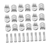 KOMBIUDA 5 Ensembles Eyeglass Hinge Replacement Kit Metal Repair Parts For Eyewear Frames Sunglasses DIY Fix Accessories Portable And Stable