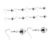 KOMBIUDA 5 Paires boucles d'oreilles soirée disco Boucles d'oreilles mode pour femmes pour femmes goutte miroir pendantes Silver