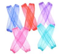 KOMBIUDA 5 Paires Manchettes Imperméables Transparentes Protectrices pour Avant-bras Réutilisables et Résistantes à Huile Protègent les Salissures pour Cuisine Nettoyage Peinture et Soudure