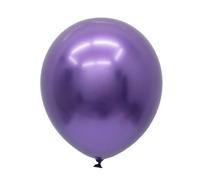 KOMBIUDA 5 pièces Ballons Latex Métalliques Profond pour Décoration Anniversaire Mariage Fête