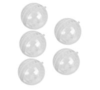 KOMBIUDA 5 Pièces Boîte de bonbons de mariage transparent bonbonnière suspendue boite transparente boîtes de faveurs de mariage boule disco de fête Party Holiday Disco Ball boîtes à bonbons