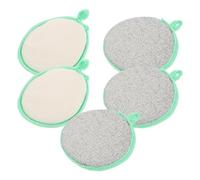 KOMBIUDA 5 Pièces Éponge Cuisine Double Face Anti-Rayures pour Vaisselle et Surfaces, Nettoyage Multi-Usage, Matériau Éponge Solide pour Nettoyage Cuisine
