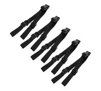 KOMBIUDA 5 pièces Lot de Sangles de Bagage Réglables avec Boucle à Dégagement Rapide Sangles Attache Polyvalentes pour Valise à Dos Tapis de Yoga et Équipement de Voyage