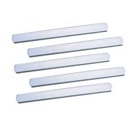 KOMBIUDA 5 Pièces Plaques de Poids Acier Inoxydable pour Musculation Fitness Barre de Poids Lestée pour Légères Séances de Course et Renforcement Musculaire