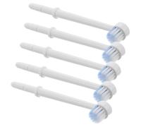 KOMBIUDA 5 Pièces Têtes de Rechange pour Hydropulseur Embouts Ronds pour Irrigation Buccale Nettoyant Interdentaire Portable Compatibles avec Hydropulseur Soins Précis des Gencives et Dents
