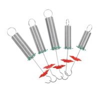 KOMBIUDA 5 Ressorts Hélicoïdaux pour Expériences Scientifiques, Kit D'expérimentation Physique Pédagogique, Matériel pour Expériences Loi de Hooke, Jeu de Ressorts de Compression