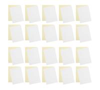 KOMBIUDA 50 Ensembles Papier Carbone sans Carbone Papier Copie Usages Multiples Blanc et Jaune 2 Feuillets pour Formulaires de Commande et Bureau