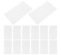 KOMBIUDA 50 Feuilles Livre de collection d'autocollants manuel gommettes White