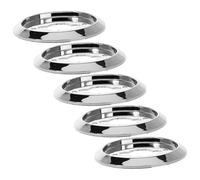 KOMBIUDA 5pièces Base De Boutons De Commutateur Pour Cuisinière à Couvercles Plastique Pour Barbecue Remplacement Pour Four Et Cuisinière Design Électrolytique Argenté Installation