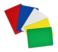 KOMBIUDA 5Pièces Distributeur de Cartes Découpées Plastique pour Poker Outil de Pressage de Jeu de Cartes Colorées Accessoire de Table de Jeu Portable et Pratique