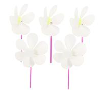 KOMBIUDA 5pièces Lot de Moulins à Vent Papier Vierges Soi-même pour Garçon Fille à Peindre Et Dessiner