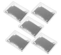 KOMBIUDA 5pièces Lot de Poudres De Fer Magnétiques pour Enseignement Scientifique Sable Magnétique pour Expériences De Champ Et Matériel Pédagogique