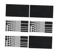 KOMBIUDA 6 Feuilles Autocollants Occultants LED Réglables Films Anti-lumière Auto-adhésifs pour Routeurs et Appareils Électroniques Couverture Anti-lumière Noire pour Intensité Lumineuse