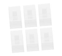 KOMBIUDA 6 pièces Boîte de Rangement Transparente pour Montres Étui Rayures Robuste avec Coulissants Coffret Présentoir Portable pour Bijoux et Montres Unisexe