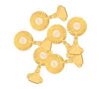 KOMBIUDA 6 Pièces Broches Doré pour Première Communion Épingles Religieuses Élégantes Croix Accessoires pour Vêtements et Chapeaux pour Baptême et Confirmations