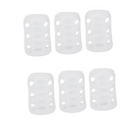 KOMBIUDA 6 Pièces Coque en silicone manchon de bouteille antidérapant manchon de biberon pour bébé trucs de bébé protecteur de bouteille de lait étui en silicone pour biberon Gel de silice