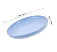 KOMBIUDA 6 Pièces Kitten Shallow Feeding Bowl Set for Small Cats and Short Legged Pets Wide Cat Food Plate for Wet Food and Snacks Lightweight Stackable Pet Bowls