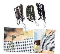 KOMBIUDA 6 pièces Lanière Étanche Multifonction avec Métallique Cordon Tour de Cou et Poignet pour Clés Téléphone Badge Vert Camouflage Résistante pour Activités Extérieures