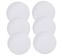 KOMBIUDA 6 pièces Lot de Abat-jours de Plafond Anti-éblouissement Diffuseurs pour Lampes Downlight Protection Éblouissement pour Lustres et Éclairage Encadré Installation Facile Matériau