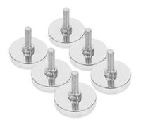 KOMBIUDA 6 pièces Lot de Réglables pour Meubles et Patins de Nivellement Robustes à Visser Supports pour Tables Chaises et Armoires Ajustement Rapide pour Stabilité