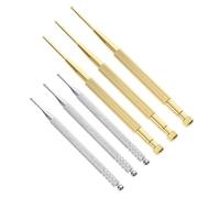 KOMBIUDA 6 Pièces Stainless Steel Ear Probe Pen Set For Facial Reflexology And Ear Acupuncture Sensitive Pressure Point Massage Tool For Manual Therapy And Relaxation