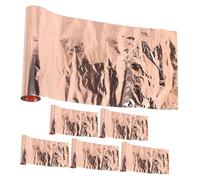 KOMBIUDA 6 Rouleaux Feuilles de Cuivre Plaques Métalliques Lisses et Malléables pour Bijoux et Bricolage Faciles à Couper et Souder