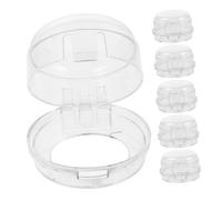 KOMBIUDA 6pièces Couvre-boutons De Cuisinière Transparent Sécurisée Pour Commutateurs De Installation Facile Pour Garçon Fille Et
