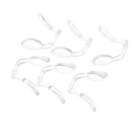 KOMBIUDA 6pièces Plaquettes de Nez Silicone pour Lunettes Antidérapantes Rechange Kit Forme U pour Confort