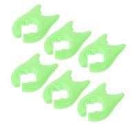 KOMBIUDA 6pièces Support Ustensiles Silicone Multifonction Clips Pot Cuisine Accessoire Anti-débordement Lève-couvercle Résistant Chaleur pour Cuisinière