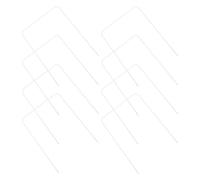 KOMBIUDA 8 Pièces Accessoires de Croquet Extérieur en Fer, Kit de Guichets | Montage Facile, Usage Multijoueur, Format Portable, pour Jardin et Activités Dehors, Pièces de Rechange