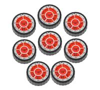 KOMBIUDA 8 Pièces Boutons de Minuterie pour Micro Ondes Compatible Accessoires de Remplacement Pratiques et Polyvalents pour Four à Micro Ondes Design Compact et Facile à Utiliser