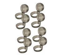 KOMBIUDA 8 pièces Couvercles de Protection pour Boutons de Cuisinière Lot de Transparentes Sécurité pour Réchauds à Gaz Installation Facile Compatible avec Divers Modèles de