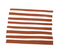 KOMBIUDA 8 pièces Rackets Weight Balance Strips Genuine Cowhide Leather Pads for Tennis and Badminton Grip Power Control Accessories