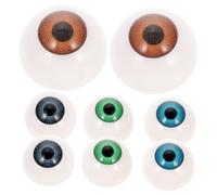 KOMBIUDA 8 Pièces Yeux Creux DIY pour Poupée Accessoires Dhorreur Halloween Décoration Colorée Aléatoire Couleur Aléatoire
