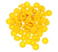 KOMBIUDA 80 Pièces Caulk Cap Set Latex pour Buses de Calfeutrage Protection Étanche Anti-fuite Installation Facile Couleur Vive Compatible avec Produits de Calfeutrage