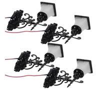 KOMBIUDA 87 Noires Lumière Chaude, Accessoires pour Table à Sable et Décor Miniature