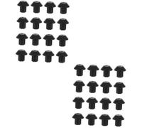 KOMBIUDA 96 Pièces Plaque De Pied De Cuisinière à Gaz Jambe De Gamme Pied De Grille s De Grille De Brûleur De Cuisinière à Gaz Pièce De Brûleur De ère à Black Caoutchouc