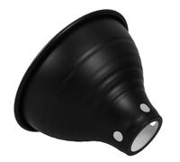 KOMBIUDA Abat-Jour Isolant pour Lampe Reptile Réflecteur Optimisé Consommation Énergie Protection Chaleur Noir Blanc